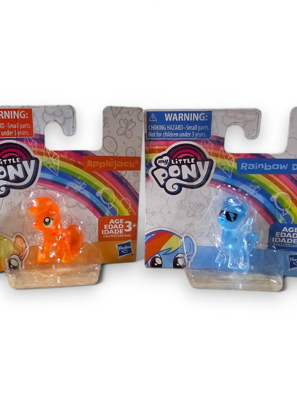 Hasbro My Little Pony Mini Figure Lot Applejack Rainbow Dash NEW MLP 2018 1.5"